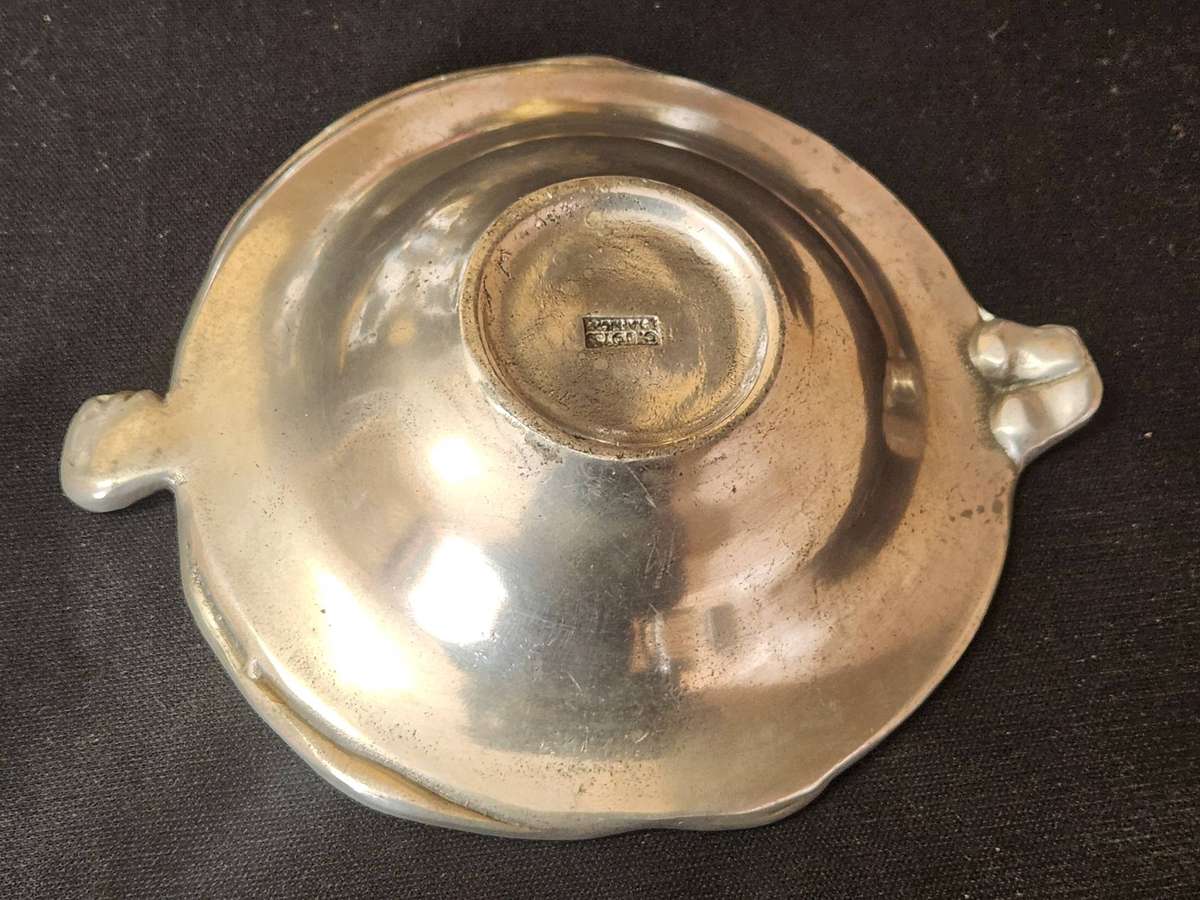 CARROL BOYES FUNCTIONAL ART EARLY DESIGN PEWTER BOWL