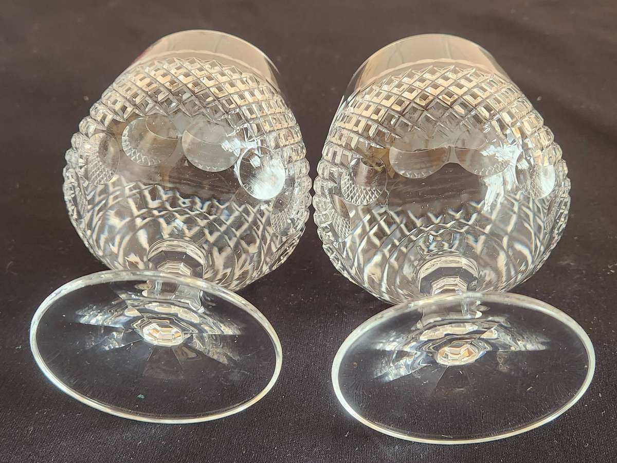 PAIR OF ROYAL ALBERT CRYSTAL GLASSES, MADE IN GERMANY