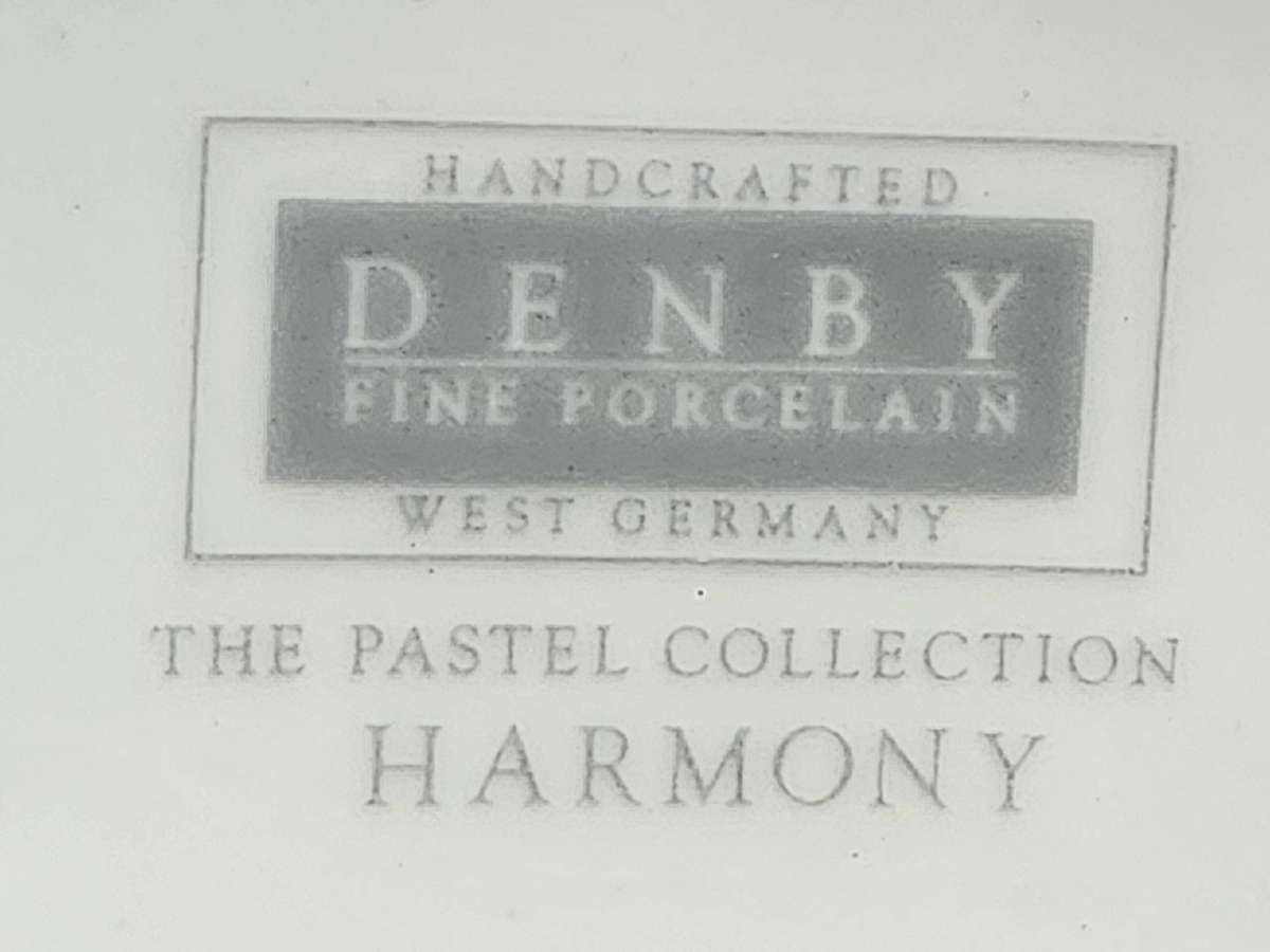 VINTAGE HAND CRAFTED DENBY FINE PORCELAIN WEST GERMANY VASE
