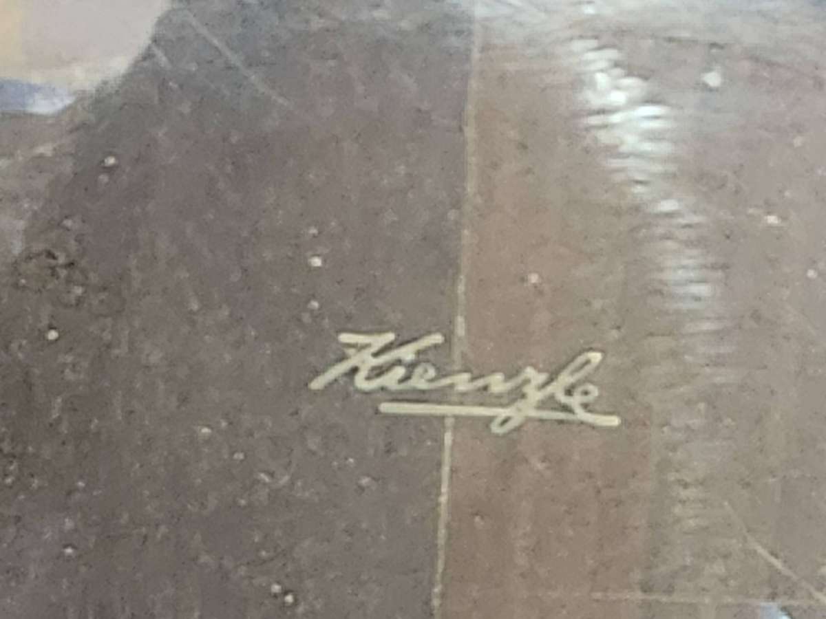 ANTIQUE 1910 KIENZLE ART DECO STYLE WALL HANGING CLOCK, IN WORKING CONDITION