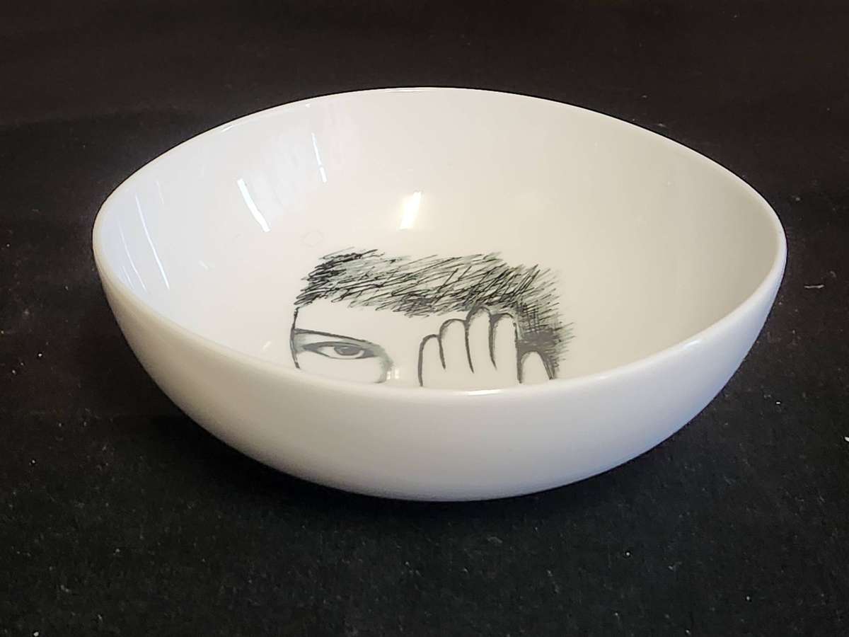 CARROL BOYES FUNCTIONAL ART PORCELAIN BOWL