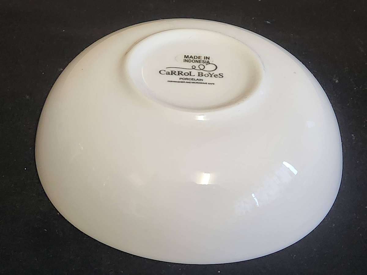 CARROL BOYES FUNCTIONAL ART PORCELAIN BOWL