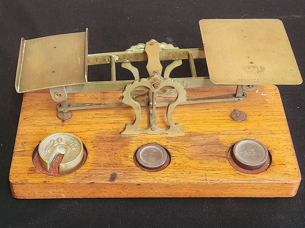 VINTAGE WATERLOW AND SONS LONDON POSTMASTERS SCALE