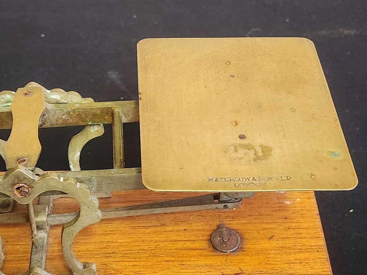 VINTAGE WATERLOW AND SONS LONDON POSTMASTERS SCALE