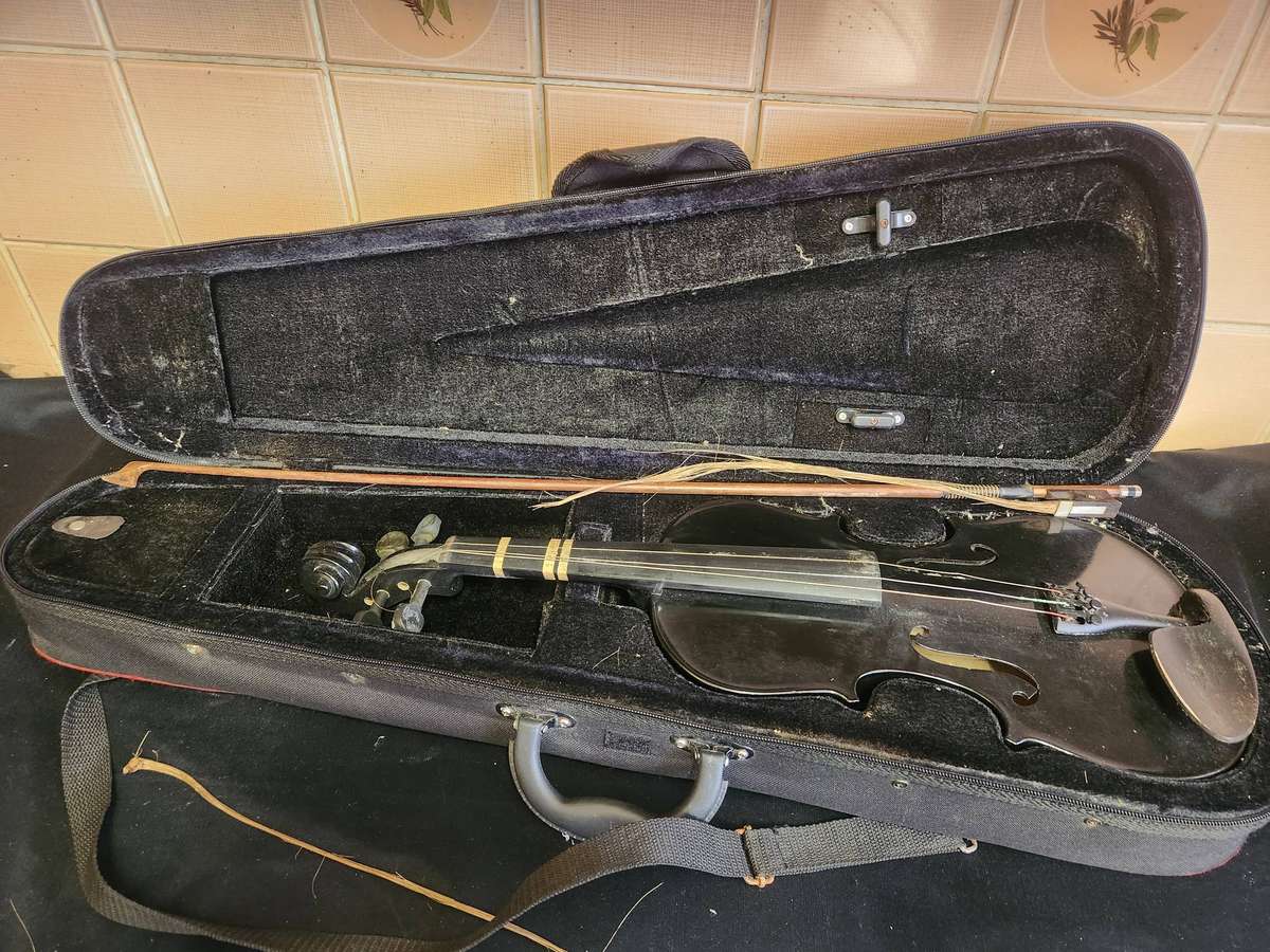 LILY FLAME VIOLIN IN CUSTOM PADDED CASE