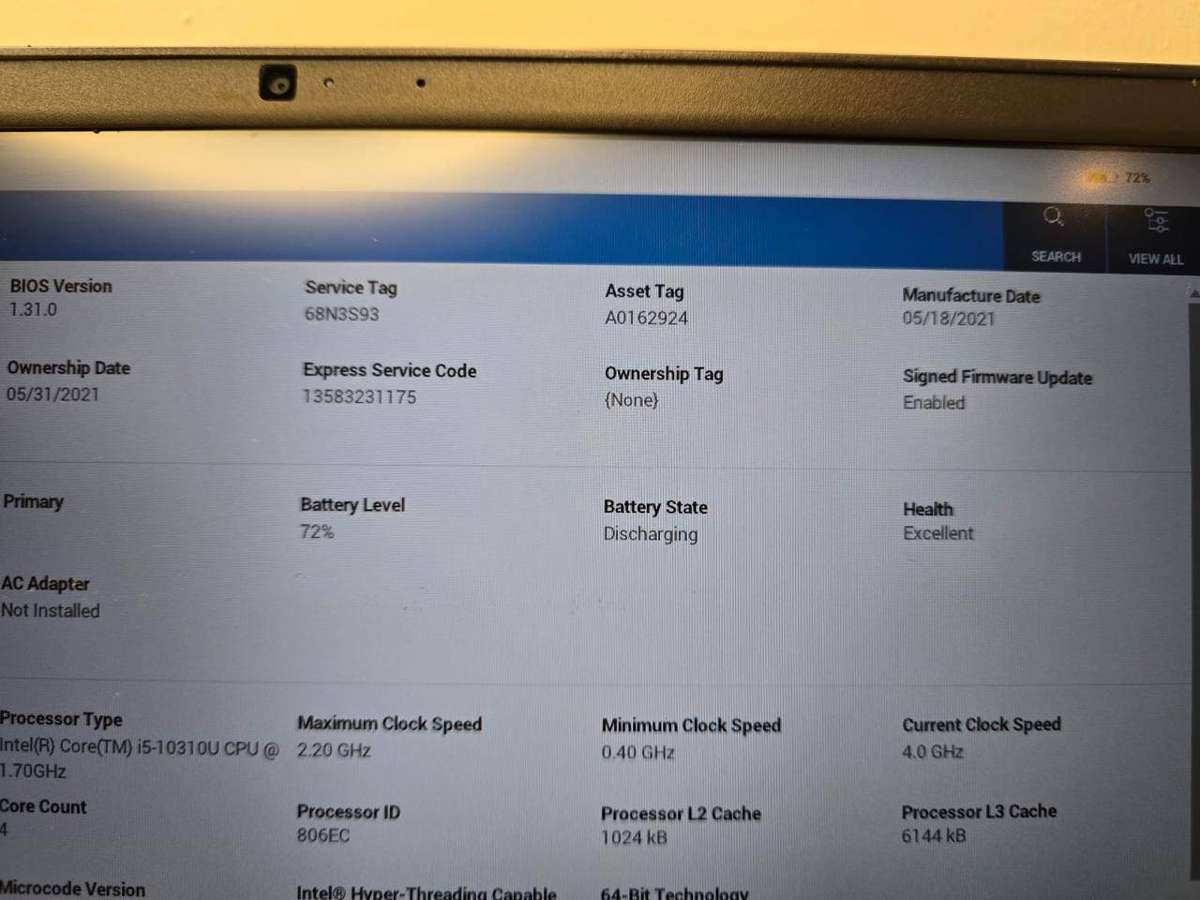 Dell Latitude 3410 | 10th Gen i5-10310U, 8GB, 256GB SSD, 14