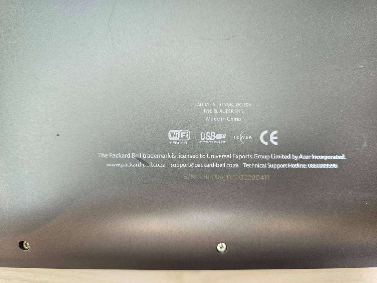 Packard Bell LAUDA-i5 | 15.6 FHD | 11th Gen i5 | 8GB RAM | 512GB SSD