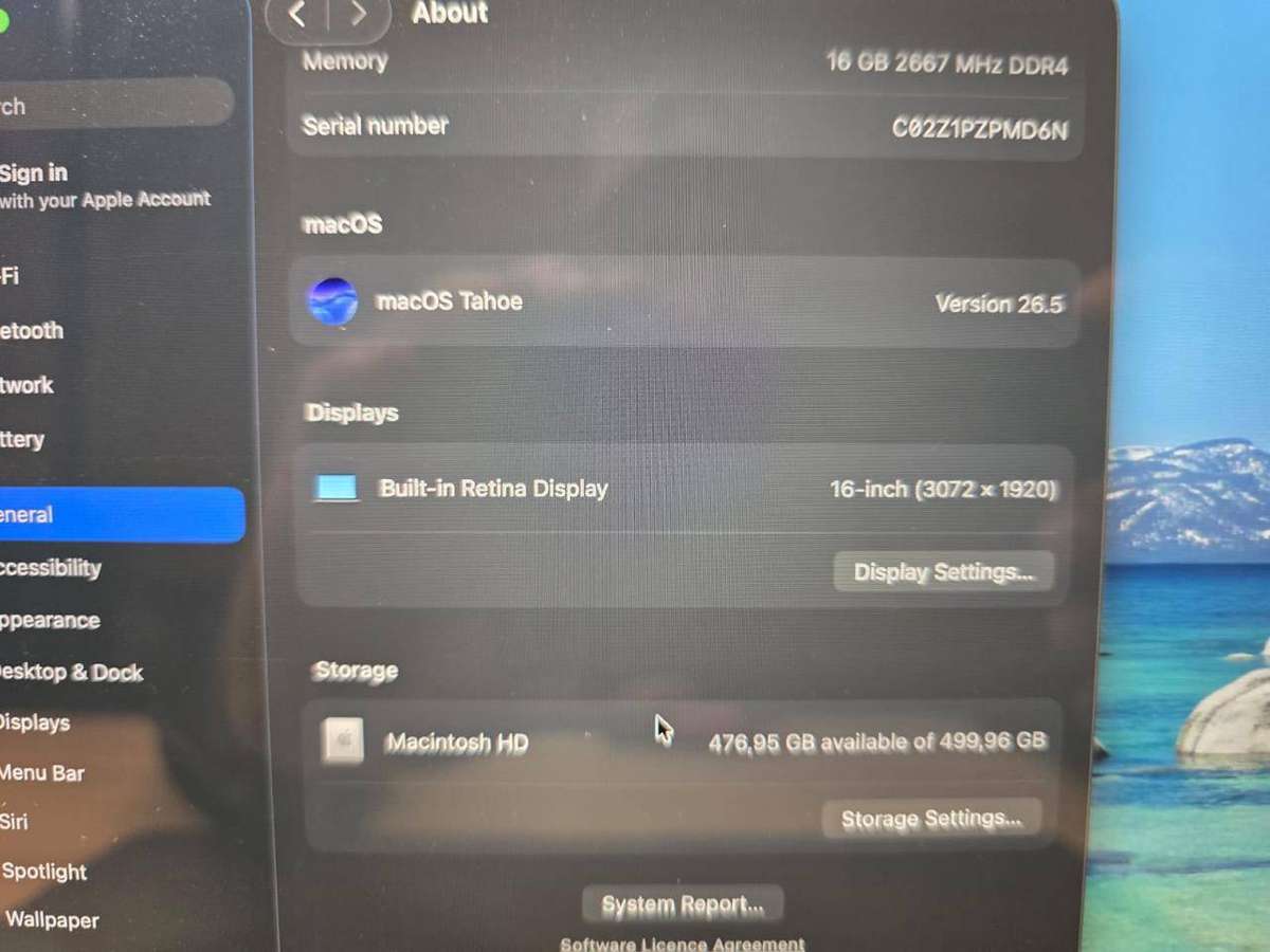 APPLE MACBOOK PRO 16 2019 | i7 6-CORE | 16GB RAM | 512GB SSD | TOUCH BAR