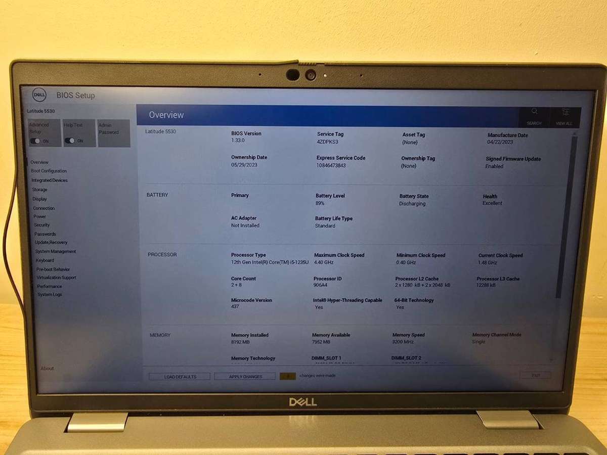 Dell Latitude 5530 LTE | i5-1235U 12th Gen vPro, 8GB/256GB SSD, Iris Xe | 15.6