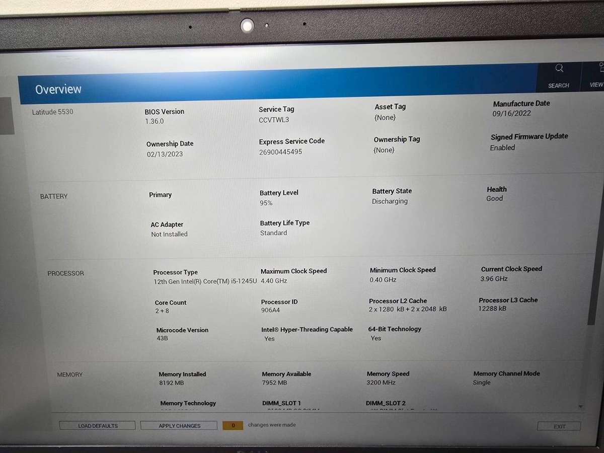 Dell Latitude 5530 LTE | i5-1235U 12th Gen vPro, 8GB/256GB SSD, Iris Xe | 15.6