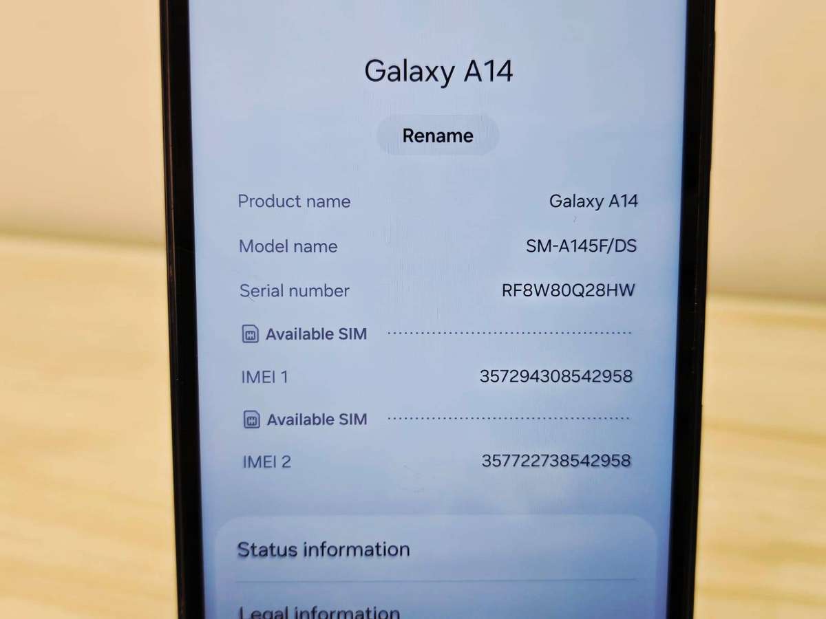 Samsung Galaxy A14  64GB Dual SIM  Clean Condition