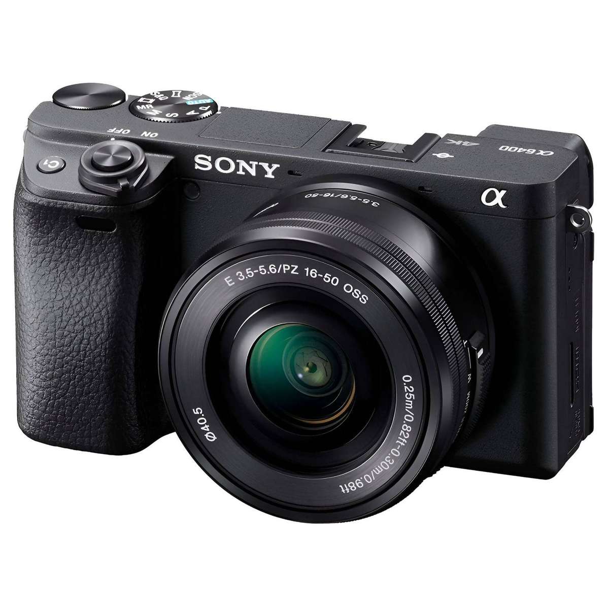 SONY A6400 24.2MP 4K MIRRORLESS CAMERA + 16-50MM OSS II LENS + SONY GP-VPT2BT GRIP