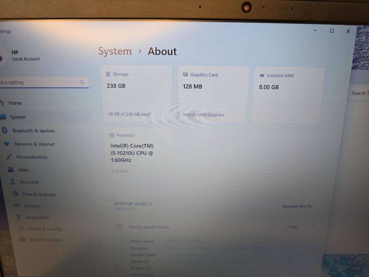 Lenovo ThinkPad E15 | Intel Core i5-10210U | 8GB RAM | 256GB SSD | 15.6
