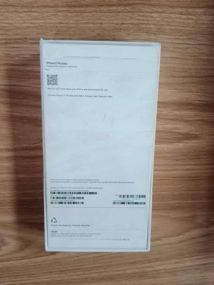 Apple iPhone 17 Pro Max 256GB