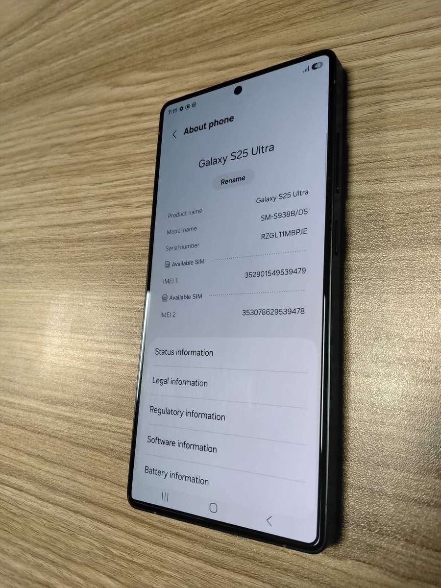 Samsung Galaxy S25 Ultra 5G 256GB  12GB Ram  Mint