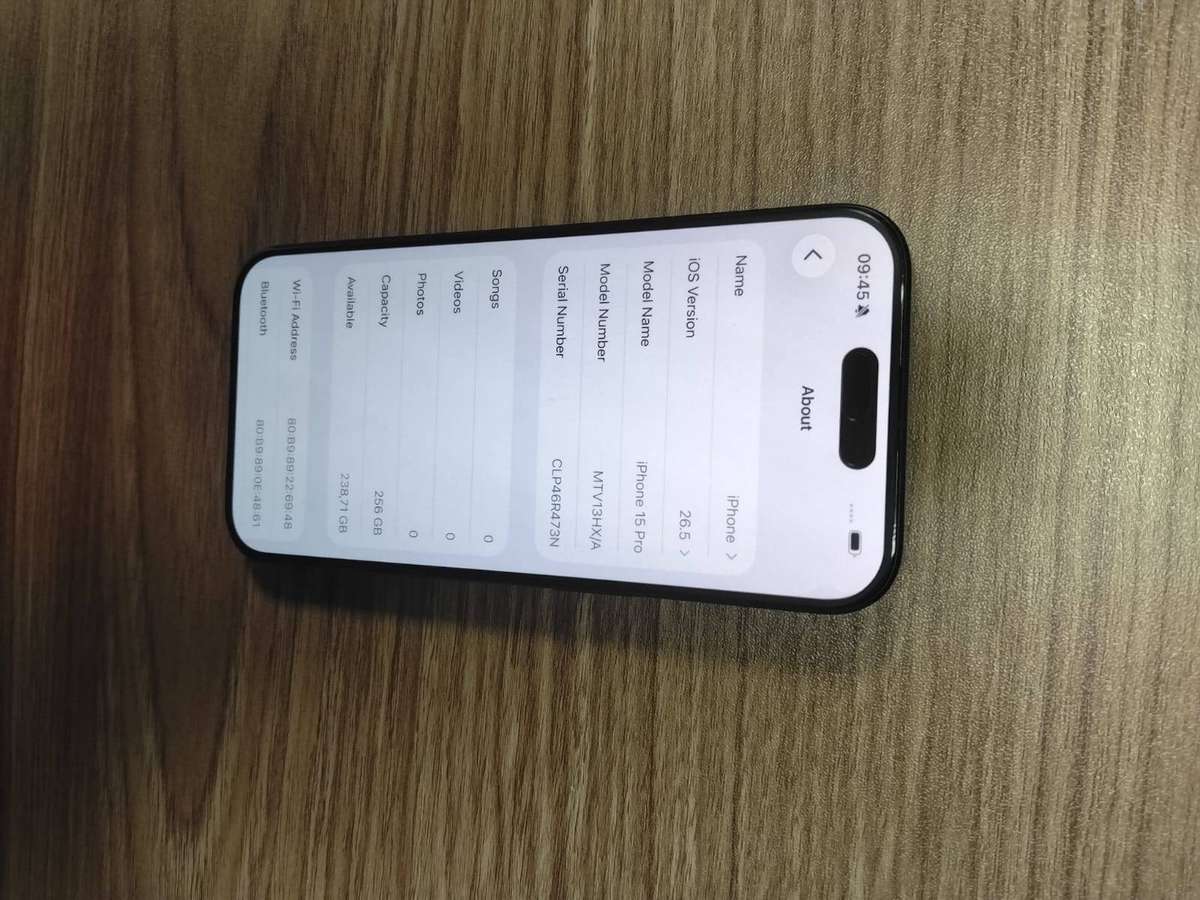 iPhone 15 Pro 256GB | Black Titanium | 87% Battery Health