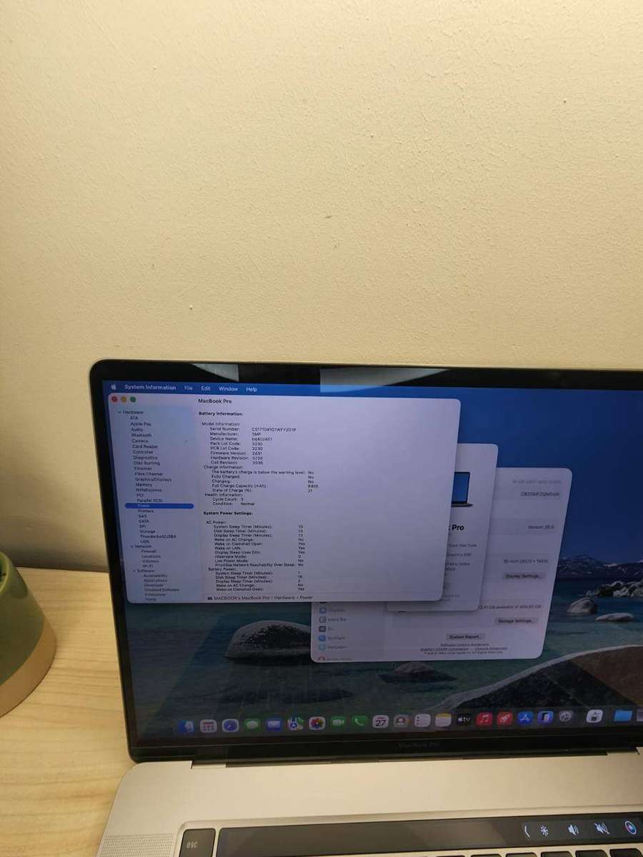 APPLE MACBOOK PRO 16 2019 | i7 6-CORE | 16GB RAM | 512GB SSD | TOUCH BAR