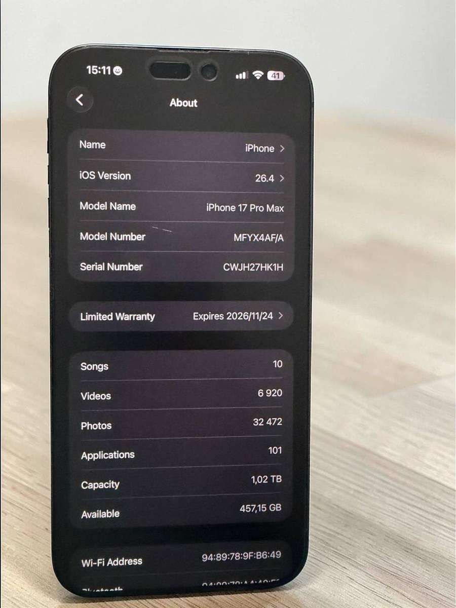 iPhone 17 Pro Max 1TB  100% Battery   Mint  Apple Warranty Unlocked