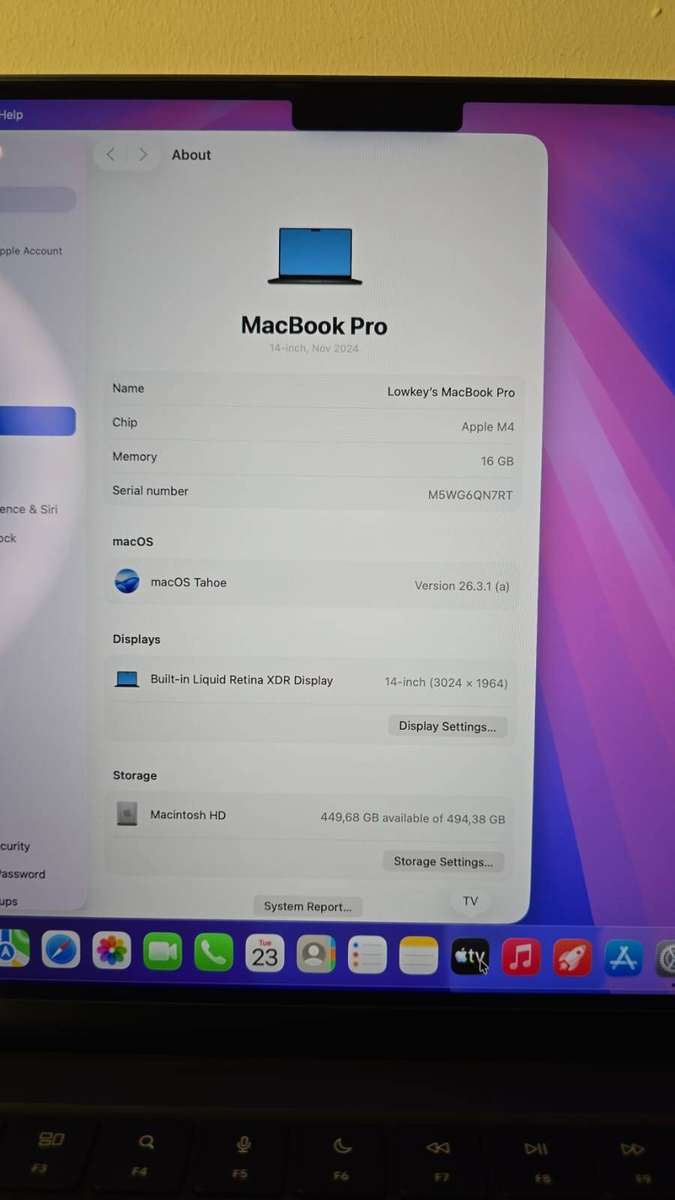 Apple MacBook Pro 14 M4 16GB RAM 512GB SSD | Space Black | Battery Health 97%