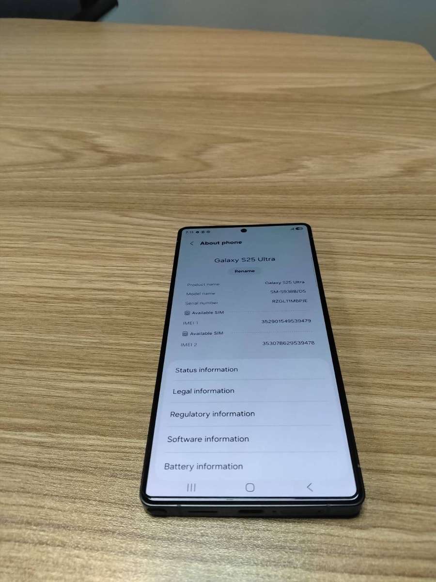 Samsung Galaxy S25 Ultra 5G 256GB  12GB Ram  Mint