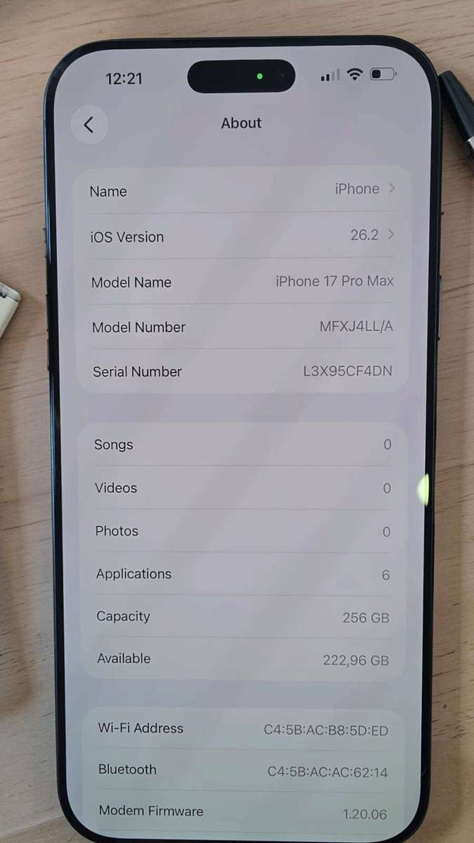 Apple iPhone 17 Pro Max 256GB