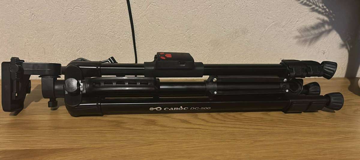 Candc DC-500 Professional Tripod | Extends to 170cm | Bluetooth Remote Included |