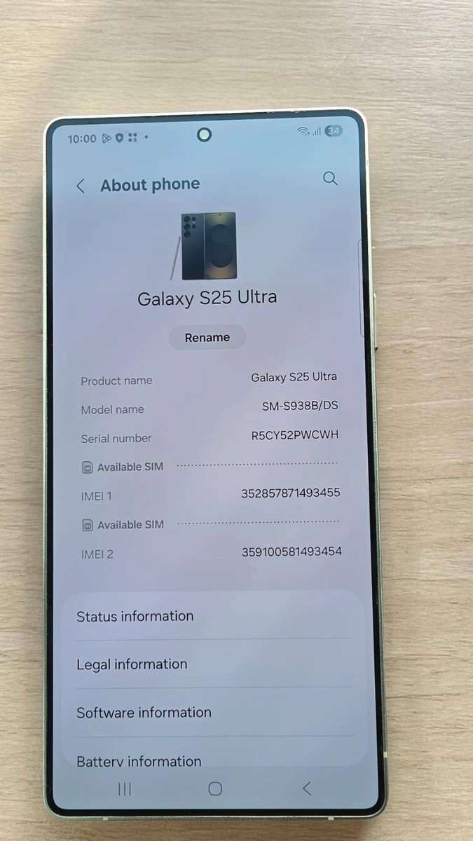 Samsung Galaxy S25 Ultra 5G 256GB  12GB Ram  Mint