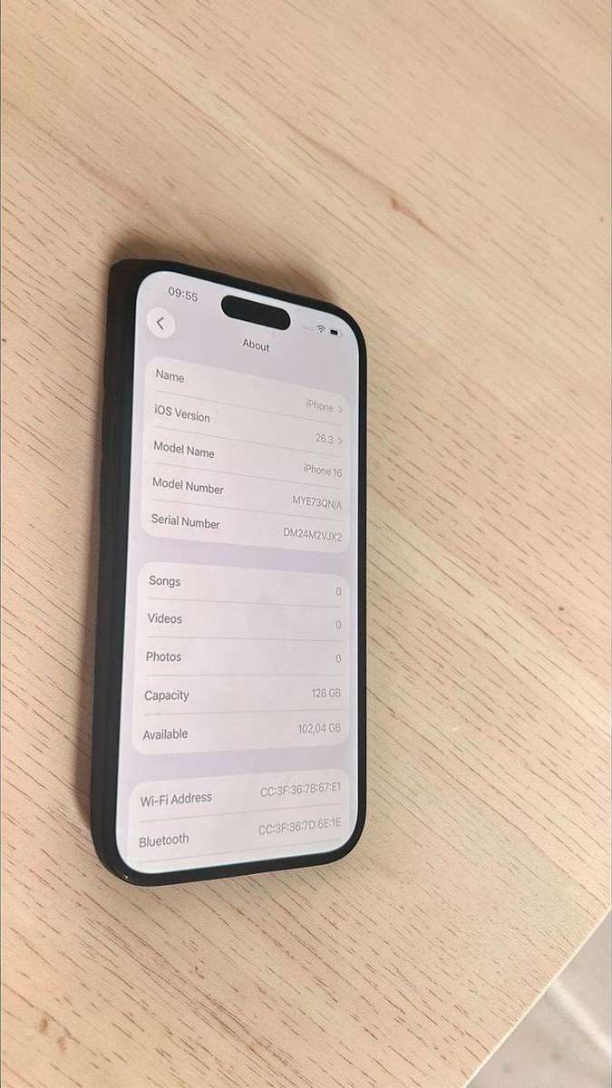 Apple iPhone 16 128GB Black