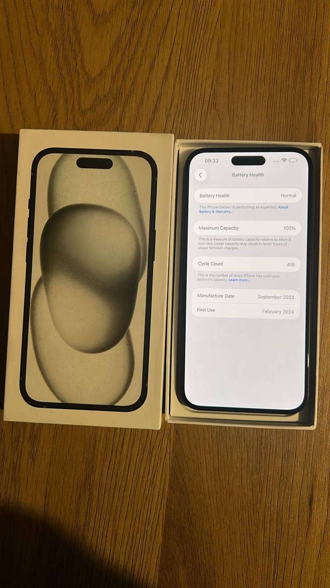 Apple iPhone 15 Plus 128GB Midnight Dual SIM Mint