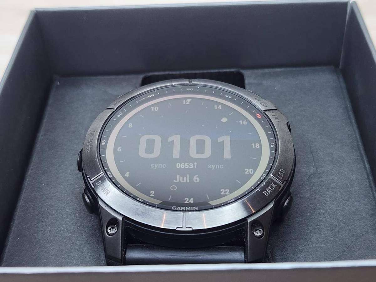 Garmin fēnix 7X Solar Multisport GPS Watch | Sapphire Solar | Mint Condition |