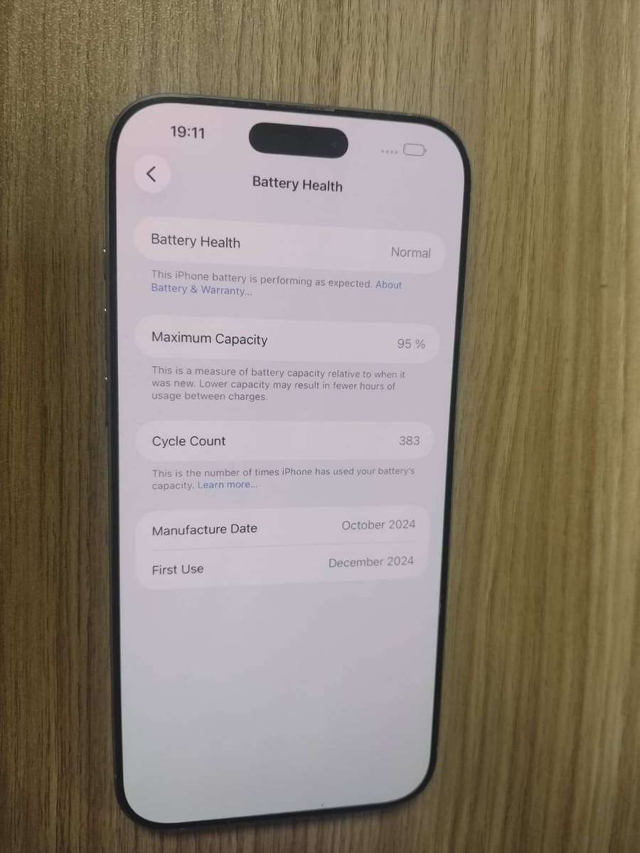 APPLE IPHONE 16 PRO MAX 256GB | NATURAL TITANIUM | 95% BATTERY HEALTH