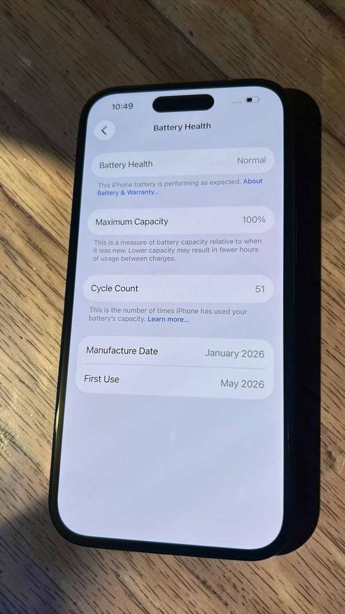 Apple iPhone 15 128GB Black | 100% Battery Health