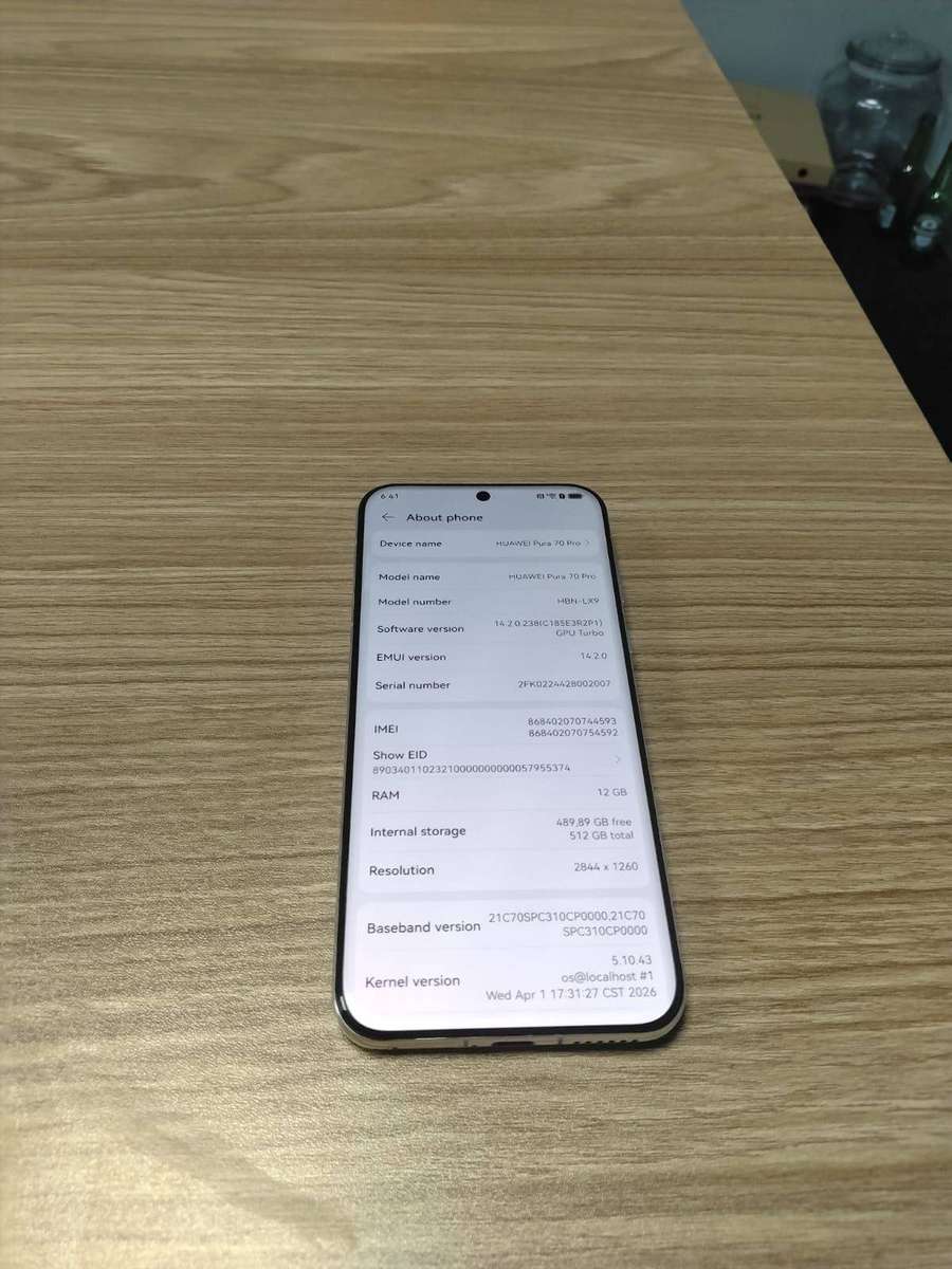 Huawei Pura 70 Pro 512GB 12GB RAM White | Premium Camera | Dual SIM