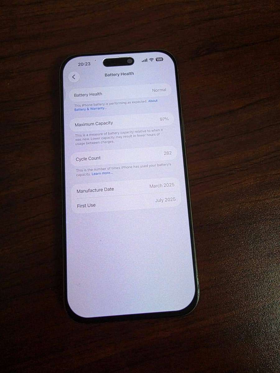 APPLE IPHONE 16 PRO MAX 256GB | NATURAL TITANIUM | 97% BATTERY HEALTH