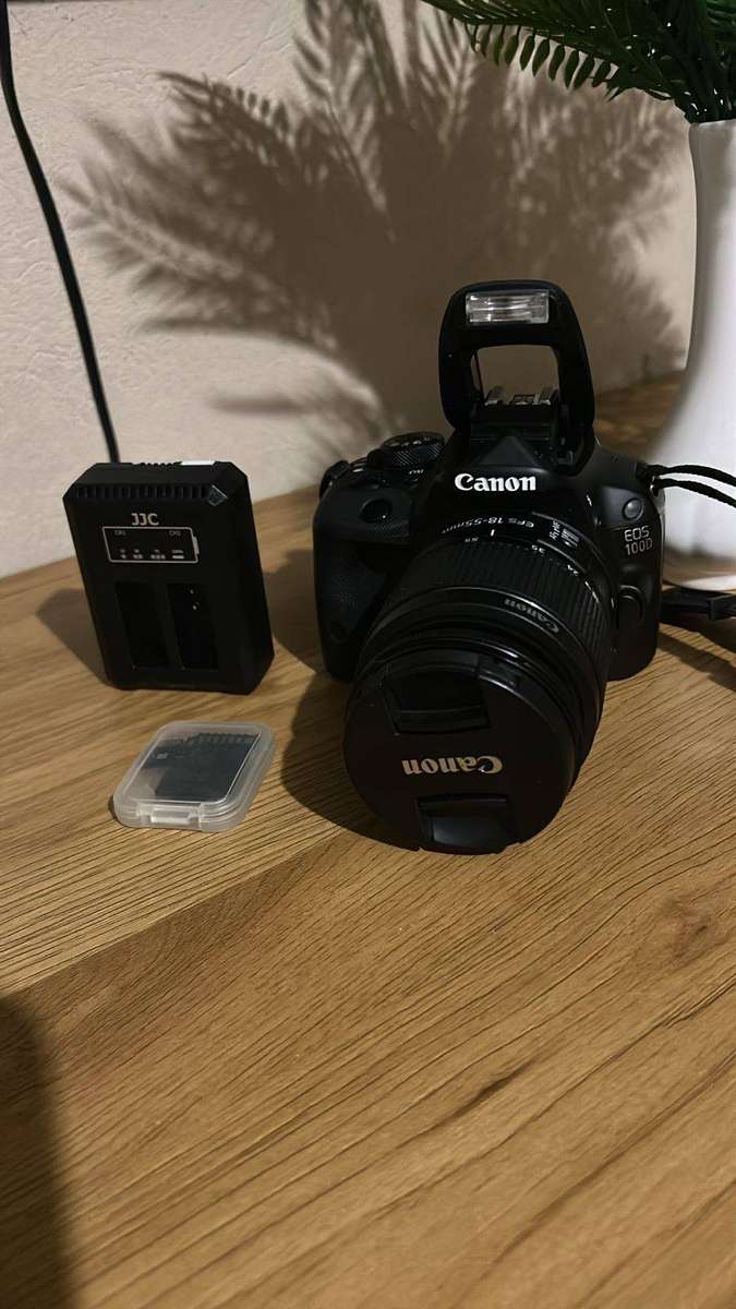 Canon EOS 100D DSLR Camera | Twin Lens Kit | 18-55mm + 75-300mm Zoom | Lowepro Bag