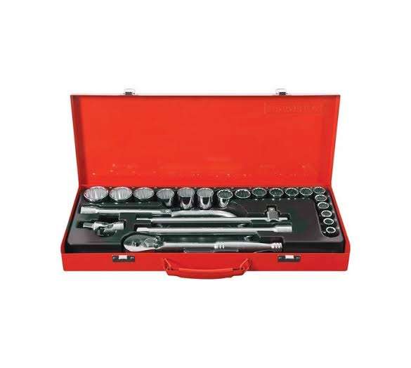 Mastercraft 24 Piece 1/2 Inch Drive Metric Socket Set New Sealed