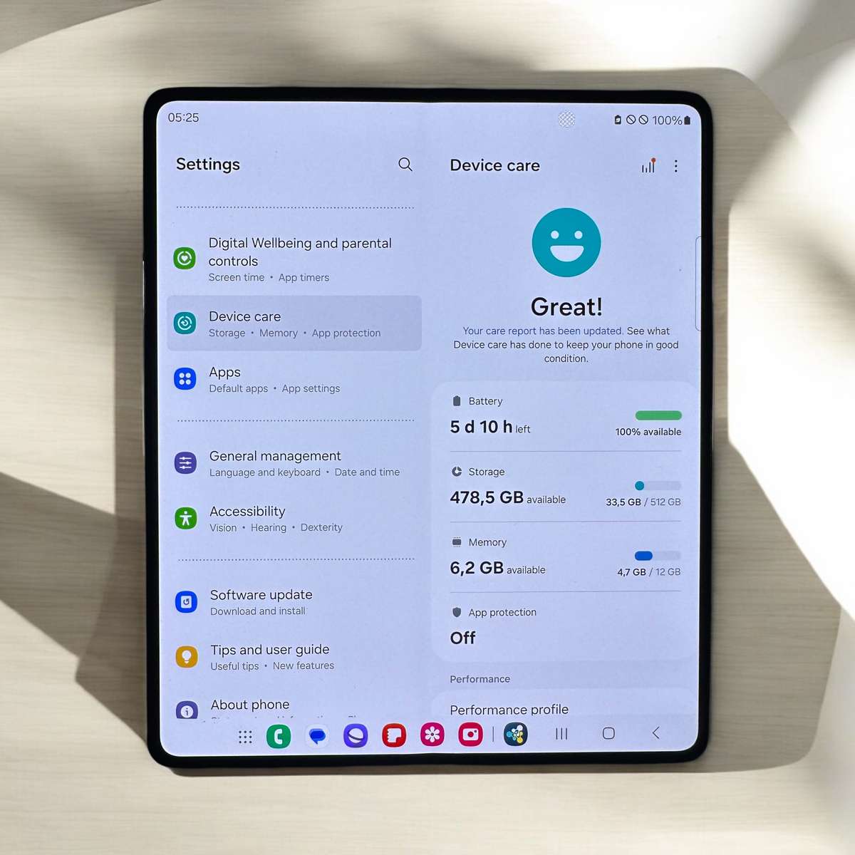 Samsung Galaxy Z Fold 5 5G (Dual Sim) 512GB Mint