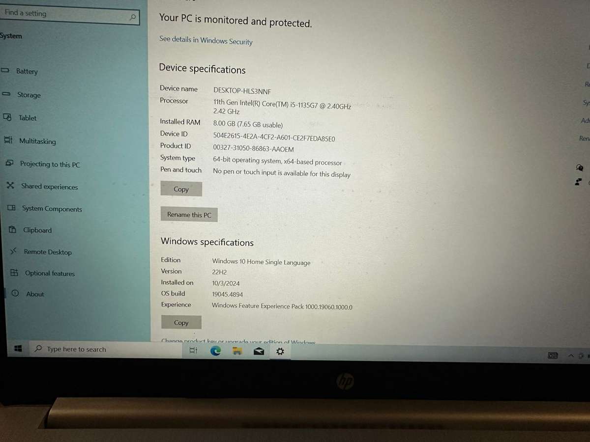 HP 15s-fq2005ni 11th Gen Core i5 Laptop Intel Iris Xe Graphics