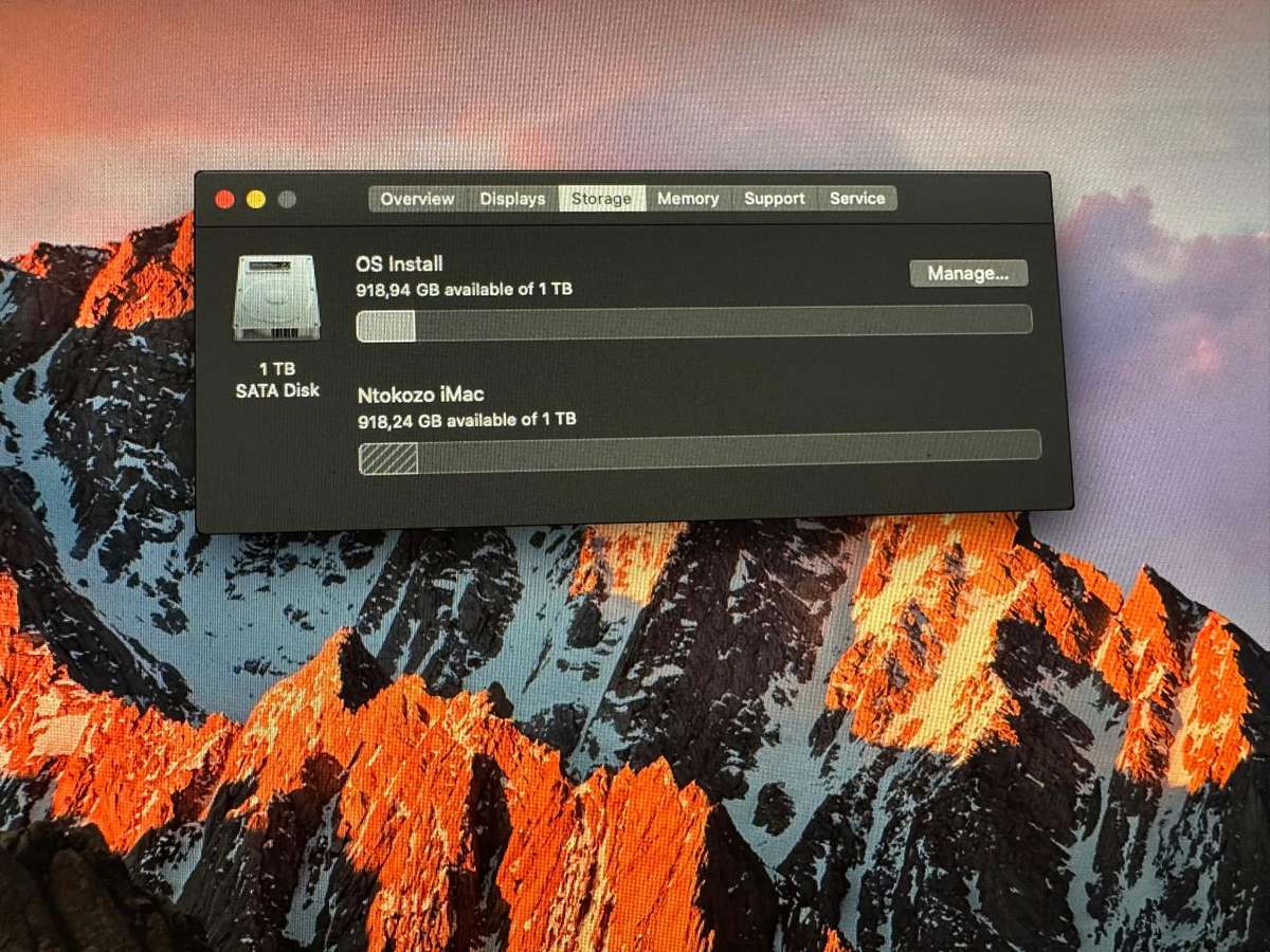 Apple IMac 21.5 Inch Late 2009 Intel Core 2 Duo 4gb Ram 1tb Hdd