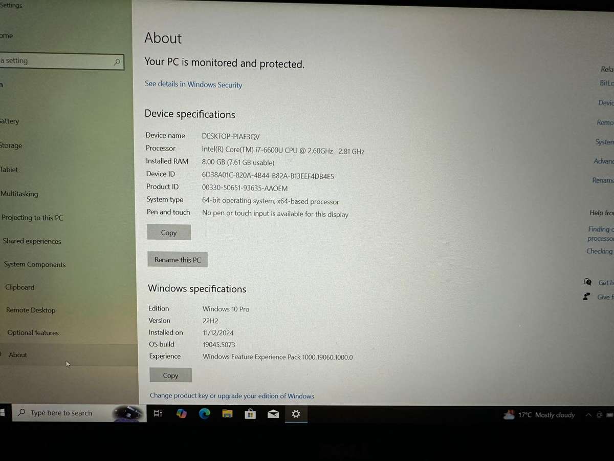 Dell Latitude 7280, 12.5` FHD  Display LTE , i7-6600U@2.6GHz, 8GB RAM, 512GB m.2 SSD