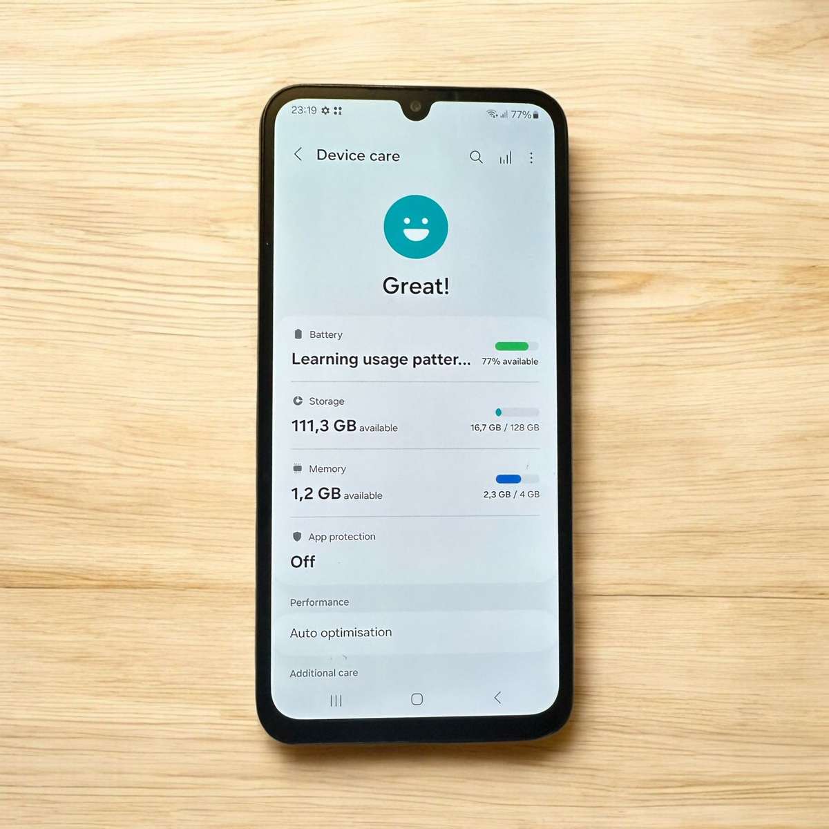 SAMSUNG A15 BLUE MINT