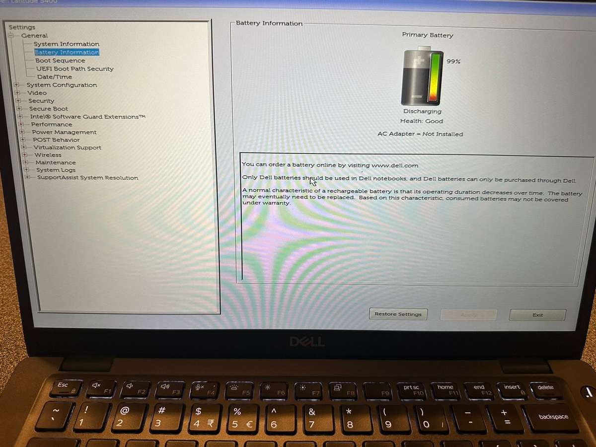 Dell Latitude 5400, 8th GEN I5-8365u@1.6ghz, 8GB RAM, 512gb NVMe SSD, 14` FHD Display, Win11 LTE