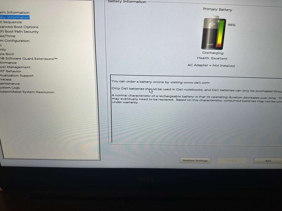 Dell Vostro 5581 8th Gen Intel Core i5-8265U, 8GB RAM 256GBSSD