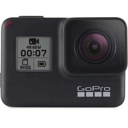 GO PRO HERO 7 BLACK WITH ATTACHMENTS