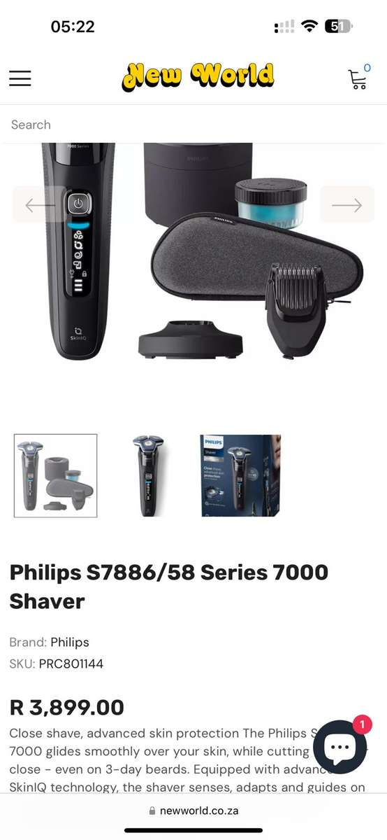 Philips S7886 Series 7000 Shaver