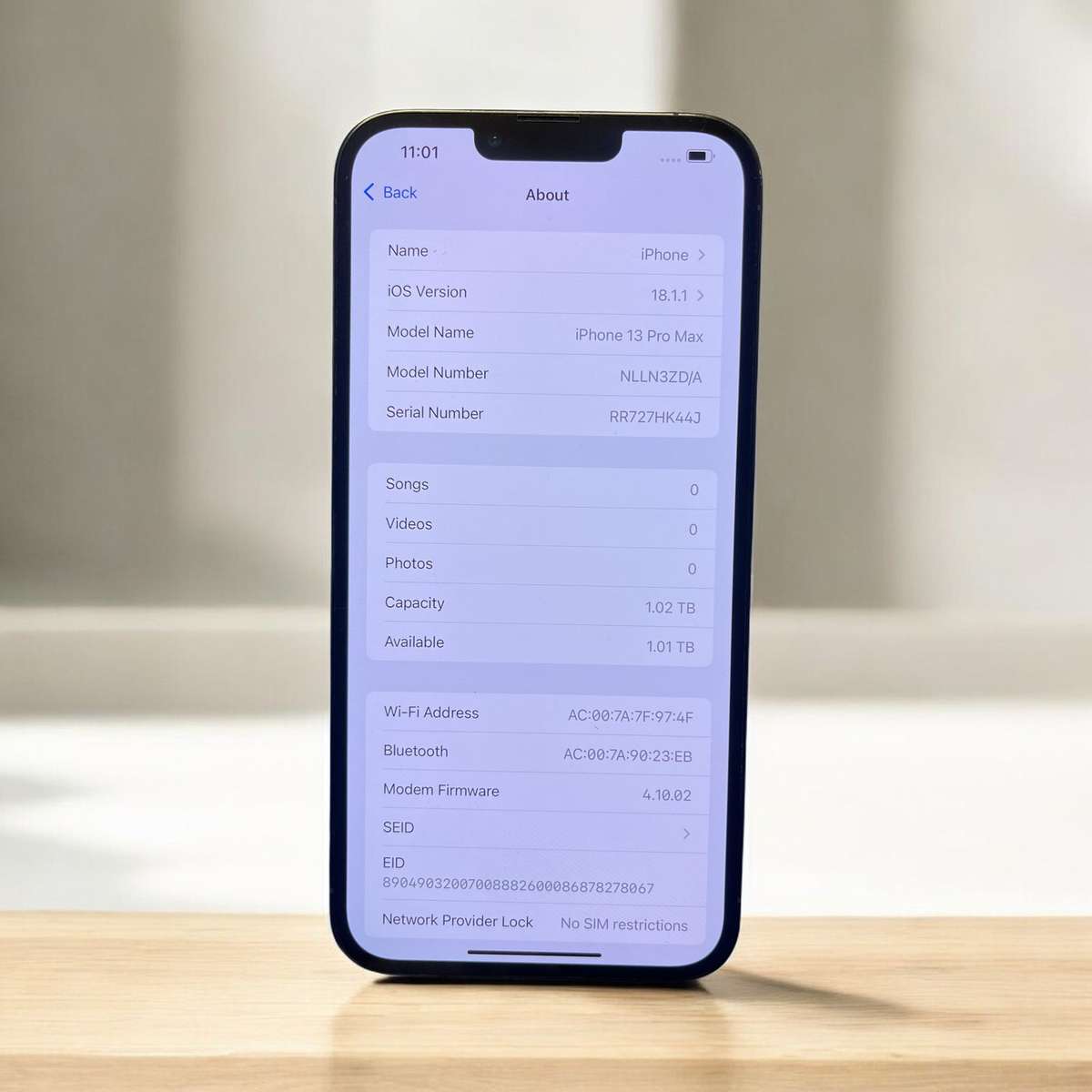 Apple i phone 13 pro max 1tb