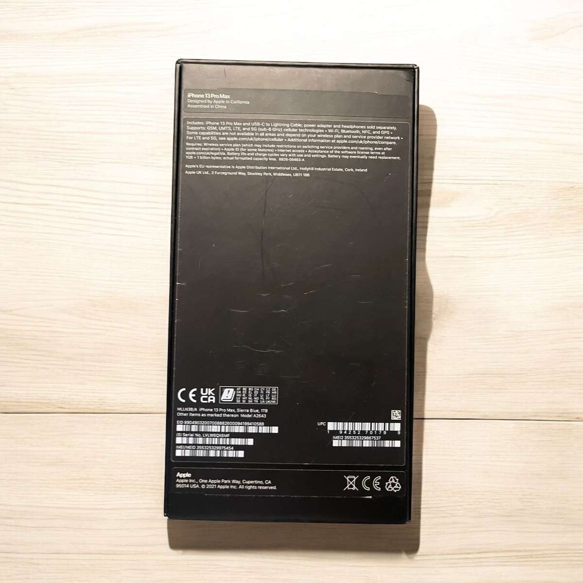 Apple i phone 13 pro max 1tb