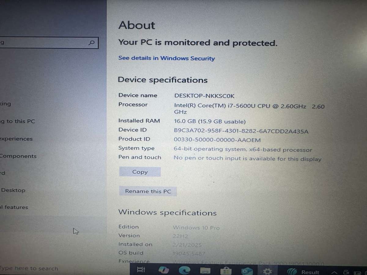 Hp Elitebook 850 G2 Core i7 5th gen 16gb Ram 1tb hdd Lte