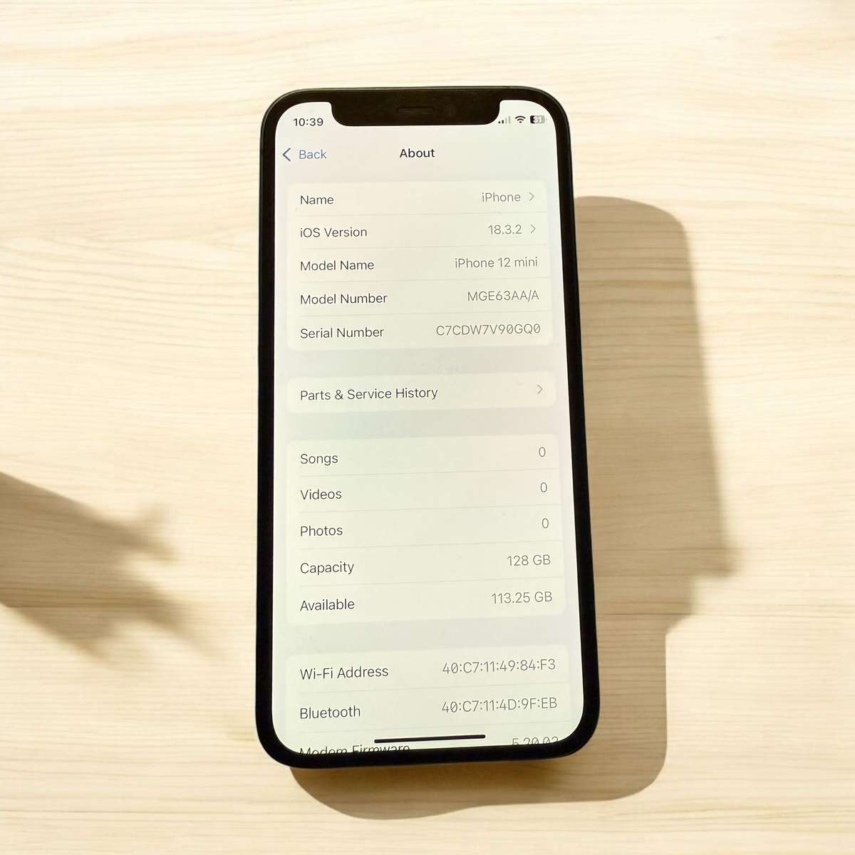 I Phone 12 Mini  128Gb 76% Batt Health Mint  Condition