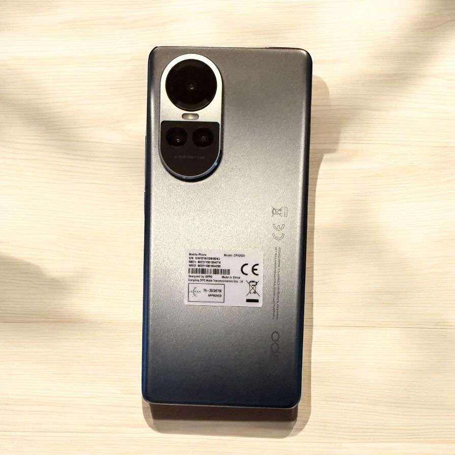 Oppo Reno 10 5G-Gray 8GB-256GB 64+32+8MP 6.7" Dual Sim